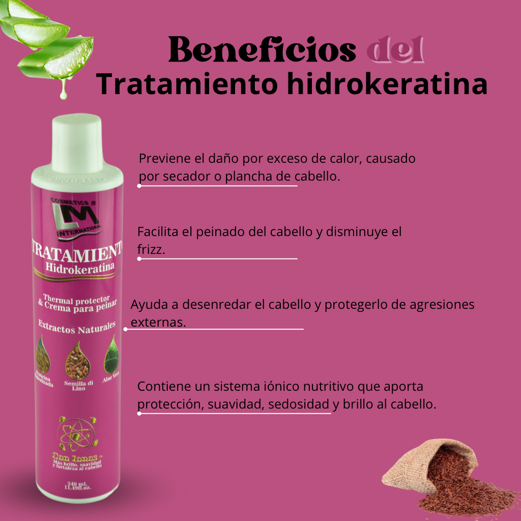 Hidrokeratina-Protector Termico-Crema para peinar
