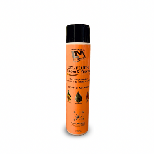 Gel Fluido (Moldeo, Fijación y Cabello Afro)